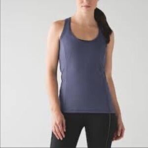 lululemon Sculpt it Tank in Greyvy Size 4